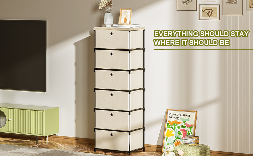 Fabric Storage Drawers Dresser and Chest of Drawers, Small Dresser wit – LUKYTOWER Fabric Storage Drawers Dresser and Chest of Drawers, Small Dresser wit – LUKYTOWER